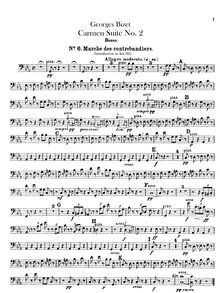 Partition Basses, Carmen  No.2, Bizet, Georges