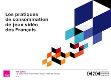 Les pratiques de consommation de jeux video des Français