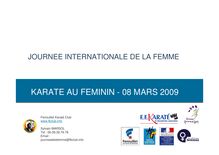 KARATE AU FEMININ 