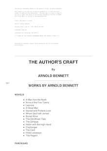 The Author s Craft