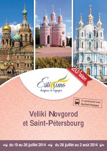 Veliki Novgorod et Saint-Pétersbourg - visiter la Russie