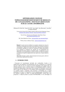 OPTIMISATION COUPLEE TOPOLOGIE/DIMENSIONNEMENT DE RESEAUX DE ...