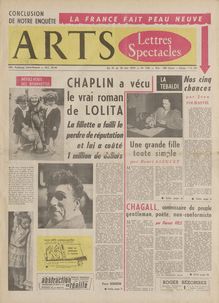 ARTS N° 726 du 10 juin 1959