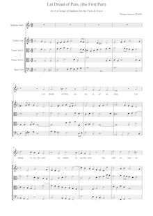 Score, chansons of Sadness, Greaves, Thomas par Thomas Greaves