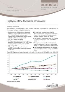 Highlights of the panorama of transport.