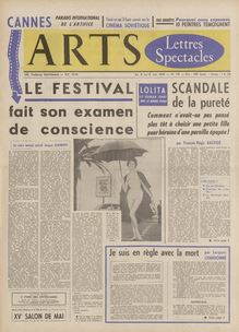 ARTS N° 721 du 06 mai 1959
