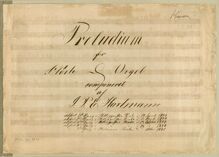 Partition complète, Preludium pour Flöite og Orgel, G Minor, Hartmann, Johan Peter Emilius par Johan Peter Emilius Hartmann