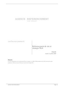 AGENCE REFERENCEMENT