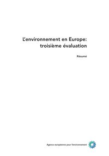 Europe s environment. The fourth assessment. : 3_resume