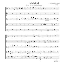 Partition complète (Tr Tr T T B), Fantasia pour 5 violes de gambe, RC 26