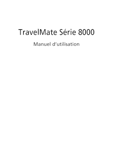 Notice Ordinateur portable Acer  TravelMate 8000