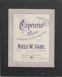 Partition complète, Capriccio, Gade, Niels