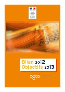 Rapport 2012 de la direction générale de la compétitivité de l industrie et des services