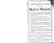 Partition Complete Book, An Introduction to pour Skill of Musick