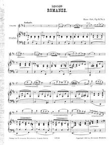 Partition de piano et partition de violon, Drei violon-Vorträge