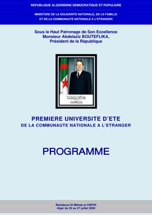 PROGRAMME - Bladi l Algérie_Index