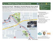 Centennial trail mirabeau park & plantes ferry park ~