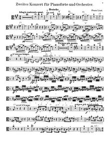 Partition altos, Piano Concerto No.2, A major, Liszt, Franz par Franz Liszt