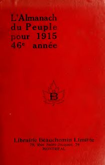 Almanach du peuple Beauchemin