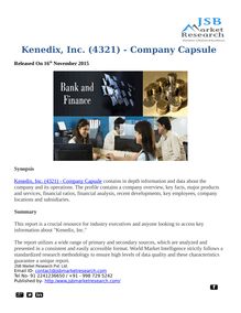 Kenedix, Inc.: JSBMarketResearch