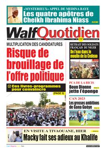 Walf Quotidien N° 9447 - du mardi 26 septembre 2023