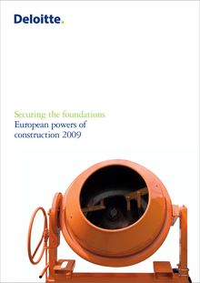 European powers of construction 2009: Securing the foundations
