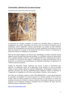 1 Transromanica - Itinéraires de l art roman en Europe Grand ...