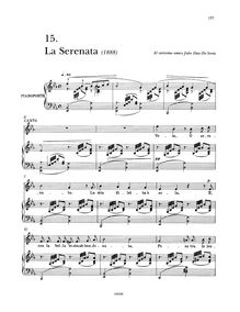 Partition complète, La Serenata, Tosti, Francesco Paolo