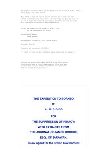 The Expedition to Borneo of H.M.S. Dido - For the Suppression of Piracy