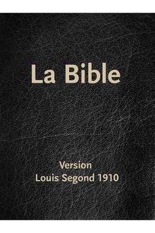La Bible Louis Segond
