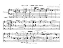 Partition complète, Prayer et Cradle Song, F major, Woodman, Raymond Huntington
