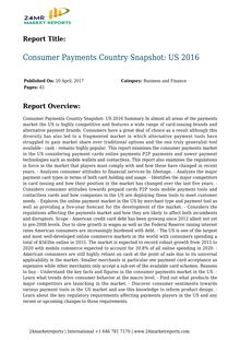 Consumer Payments Country Snapshot: US 2016