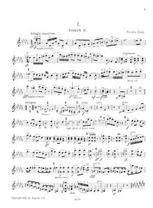 Partition violon 2 , partie, Piano quintette, Quintette pour piano, 2 violons, alto et violoncelle.
