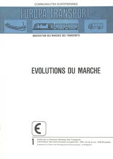EVOLUTIONS DU MARCHE 1