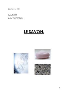 Le savon - Marie Moyen - Louise Van Puyvelde