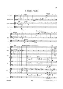 Partition , Rondo-Finale, Symphony No.5, Mahler, Gustav