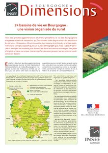 74 bassins de vie en Bourgogne : une vision organisée du rural