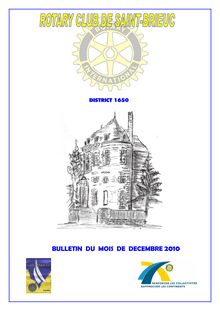 Le Bulletin de décembre 2010 - décembre 2010 N°1