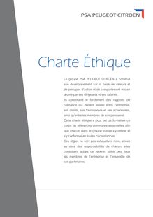 Charte Éthique
