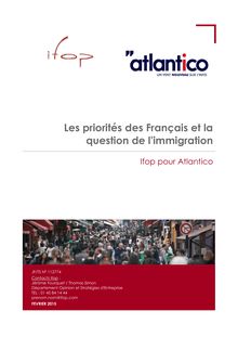 Sondage - Les priorités des Français et la question de l immigration