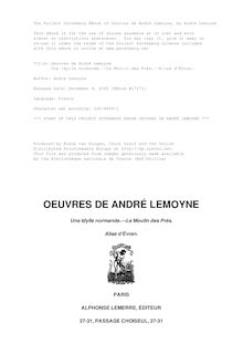 Oeuvres de André Lemoyne par André Lemoyne