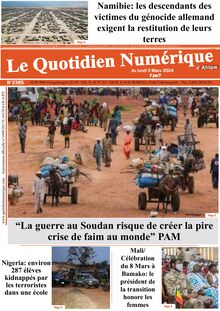 Quotidien Numérique d’Afrique du 11/03/2024