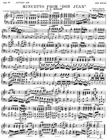 Minuet From Don Juan - W.A Mozart