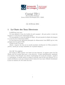 TD1 - Corrigé