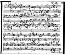 Partition complète, Lesson en D, Suite in D, D minor and major, Nares, James