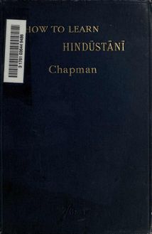How to learn Hindustani: a guide to the Lower and Higher Standard Examinations