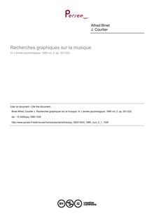 Recherches graphiques sur la musique - article ; n°1 ; vol.2, pg 201-222