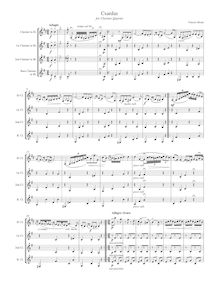 Csardas for Clarinet Quartet - Vittorio Monti