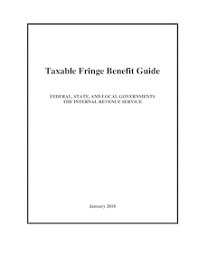 Taxable fringe benefit guide