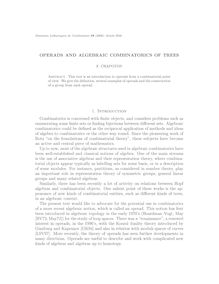 Seminaire Lotharingien de Combinatoire Article B58c
